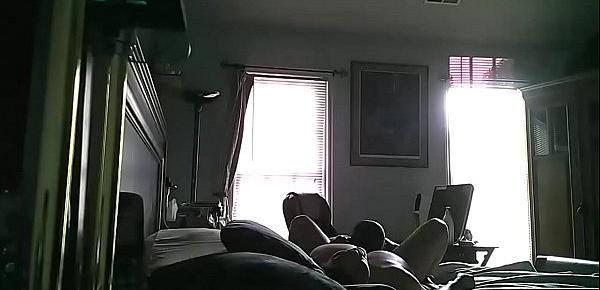  My Wife Patrice at it again with a 3rd guy while I am away, caught on spy cam.